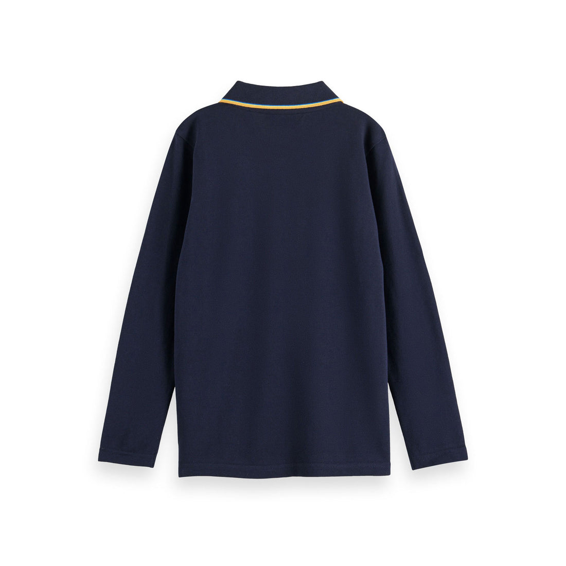 Scotch Shrunk Night Long Sleeve Polo With Tipping
