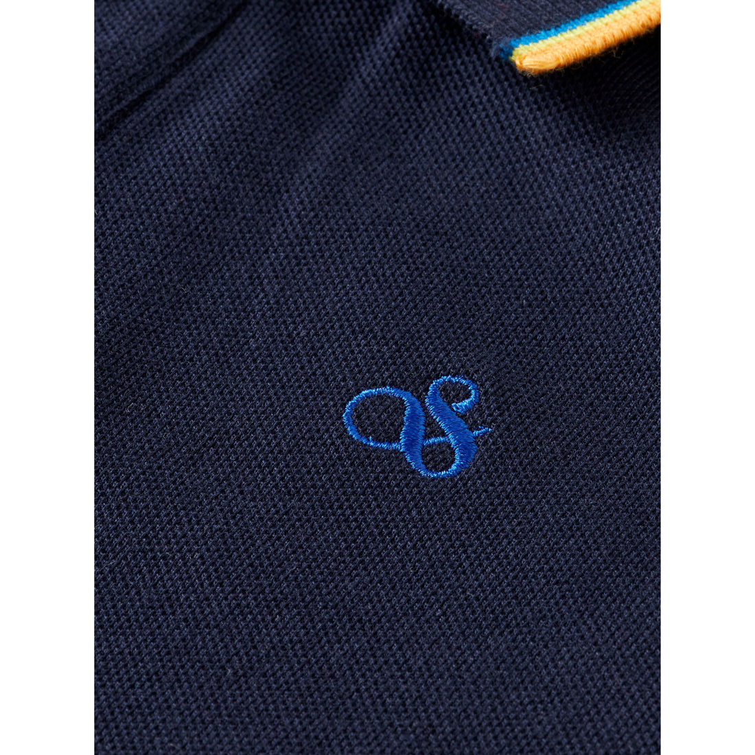 Scotch Shrunk Night Long Sleeve Polo With Tipping