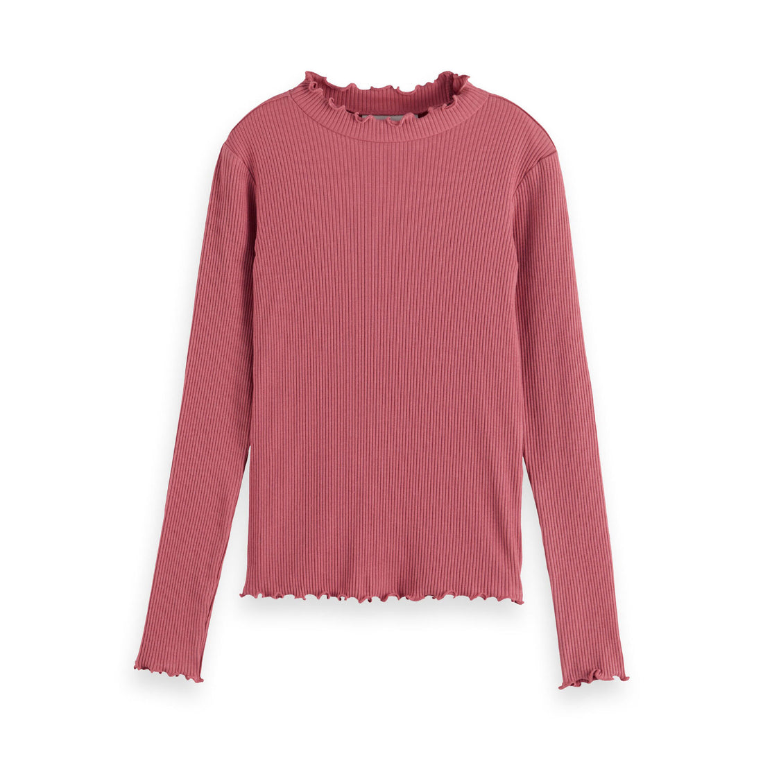 Scotch Shrunk Rose Long Sleeved Ribbed T-shirt