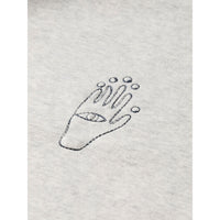 Scotch Shrunk Grey Embroidered Raglan Sweatshirt