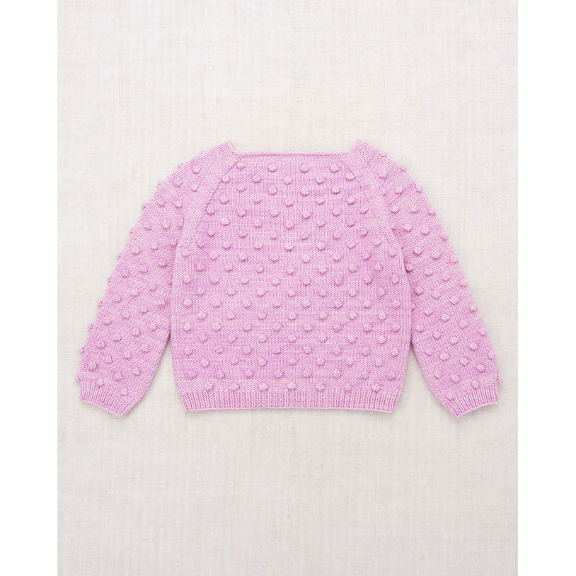 Misha and Puff  Pink Lilac Original Popcorn Baby Sweater