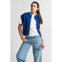 Indee Matisse Blue Osiris Sleeveless Cardigan