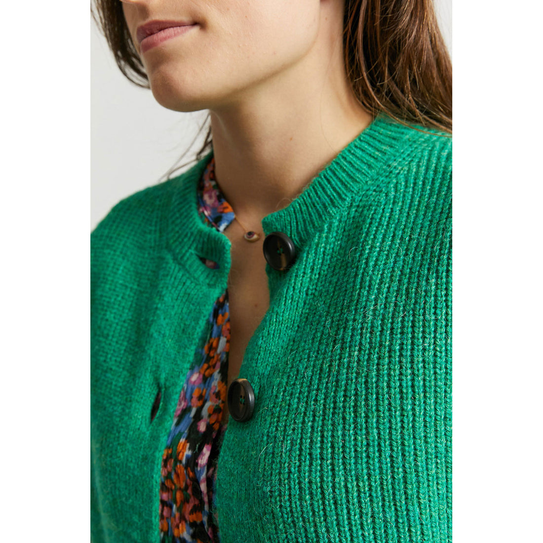 Indee Mint Green Osiris Sleeveless Cardigan