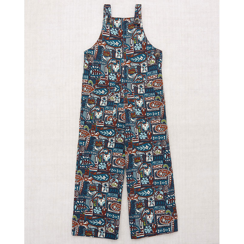Misha and Puff  Ink Groovy Paisley Overall