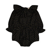 Louis Louise Black Gold Dot Melissa Overall
