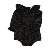 Louis Louise Black Gold Dot Melissa Overall