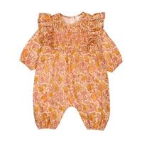 Louis Louise Pink Indian Flower Lurex Poesie Overall