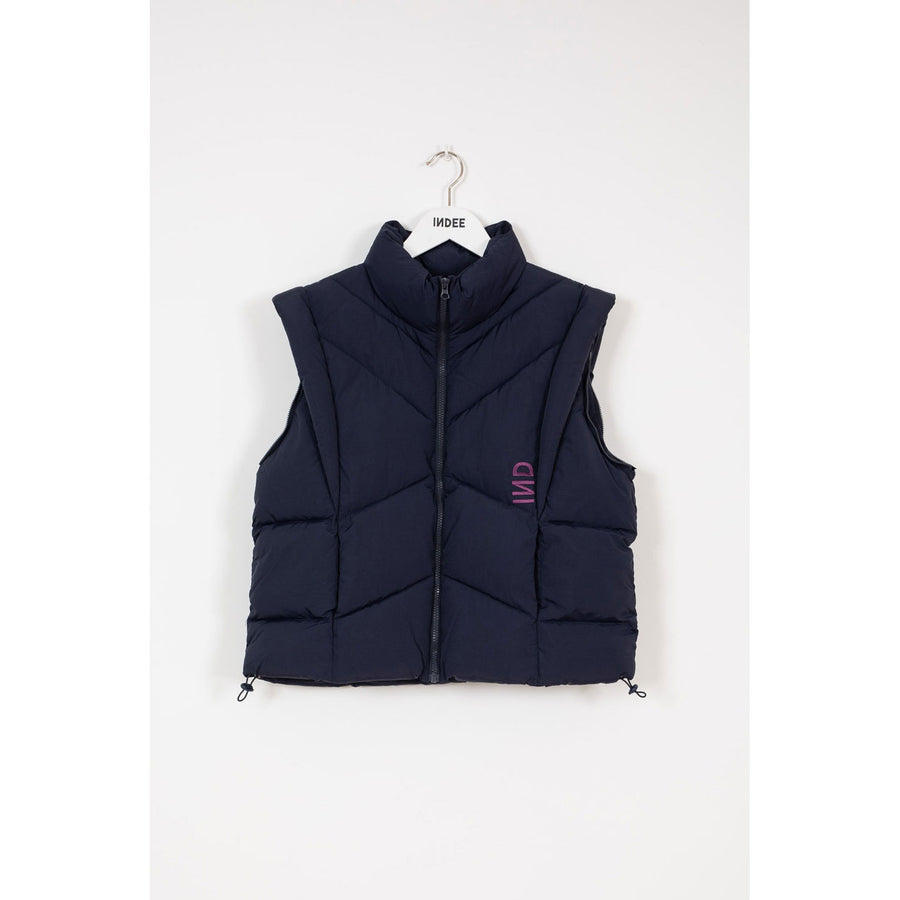 Indee Navy Blue Owings Ouffer Jacket