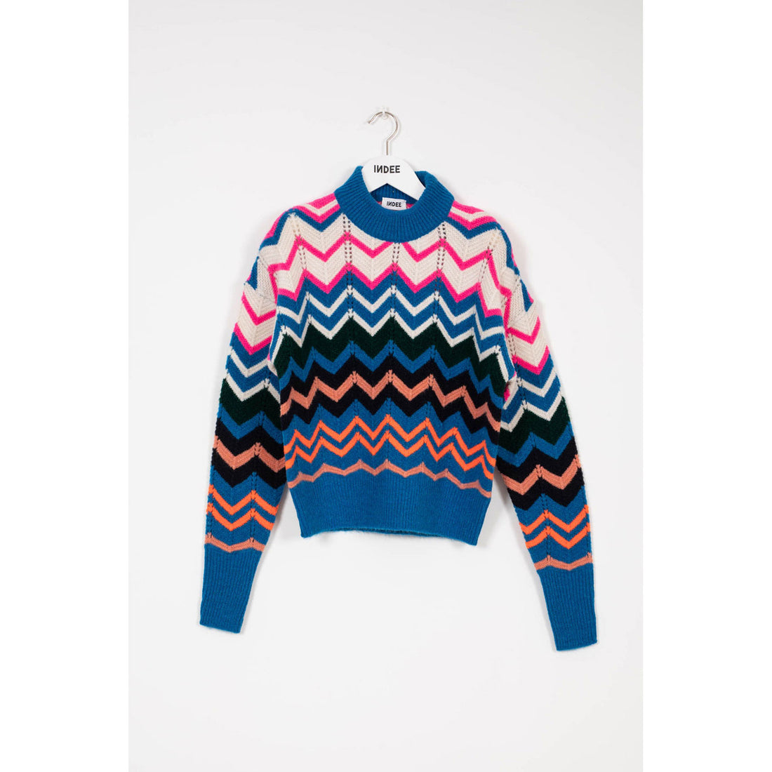 Indee Matisse Blue Oxanna Graphic Sweater