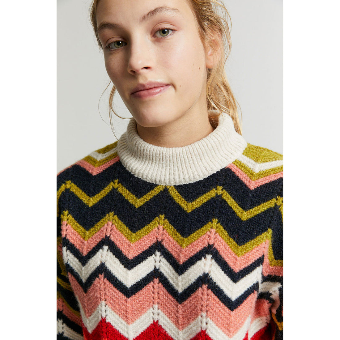 Indee Off White Oxanna Graphic Sweater