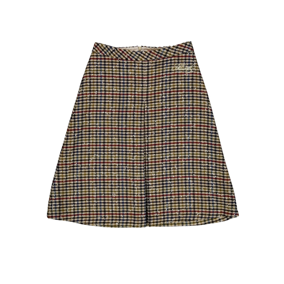 Philosophy Multicolor Houndstooth Long Skirt