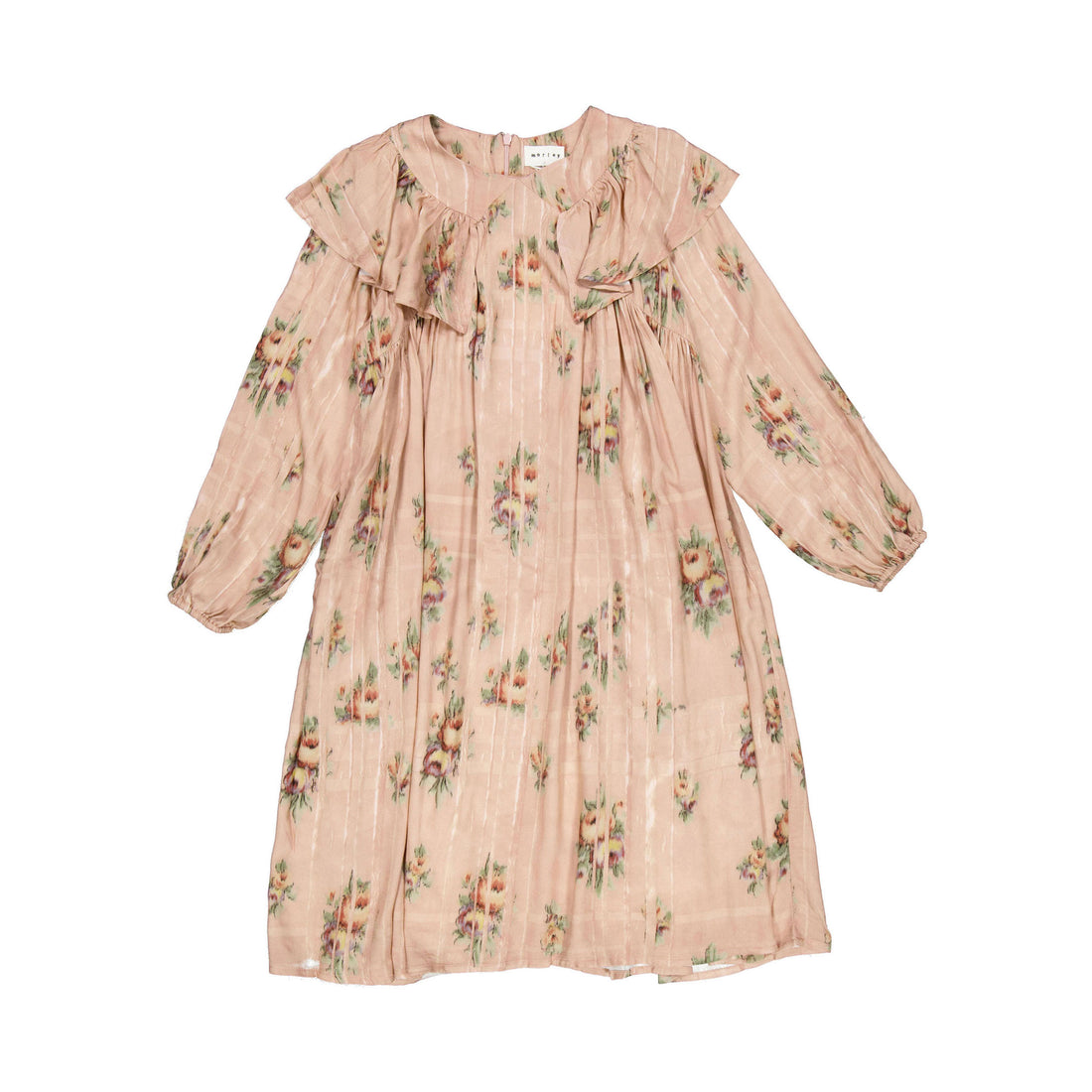 Morley Orange Peony Zabel Long Dress
