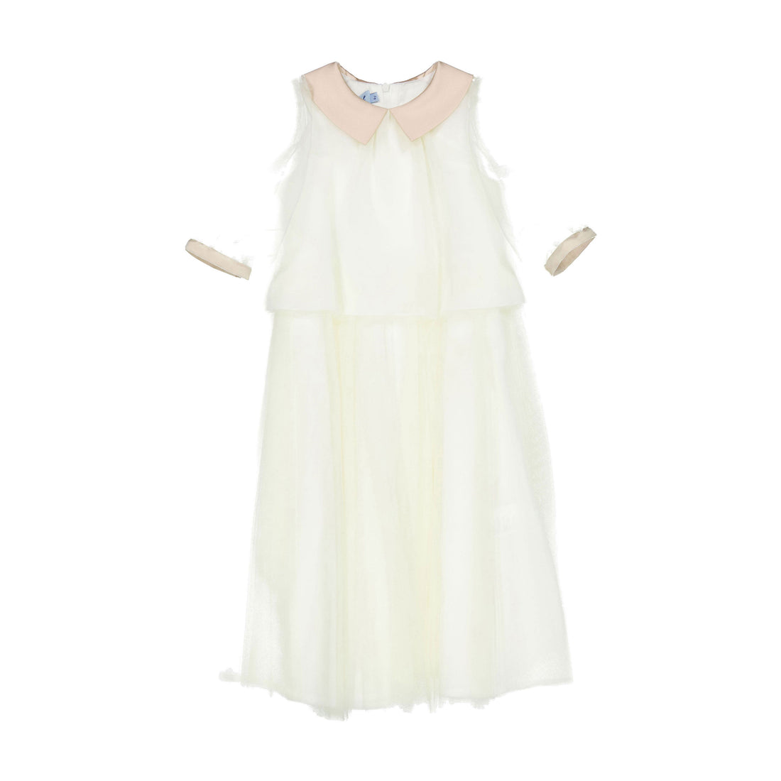 Mimisol Salmon Maxi Tulle Dress