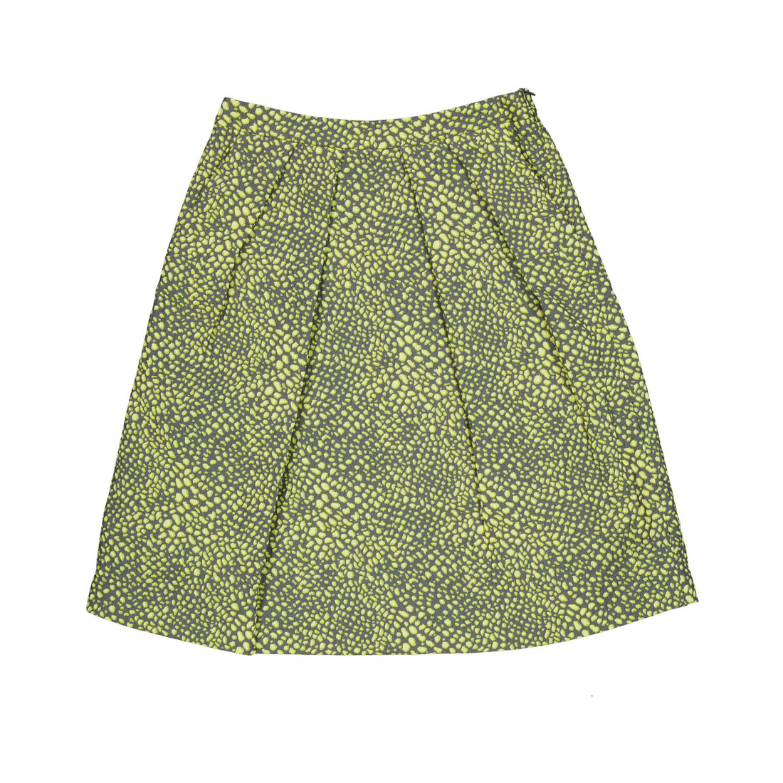Mimisol Grey Polka Dot Long Jacquard Skirt