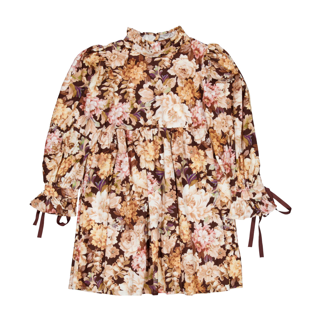 Petite Amalie Winter Bloom Cord Dress