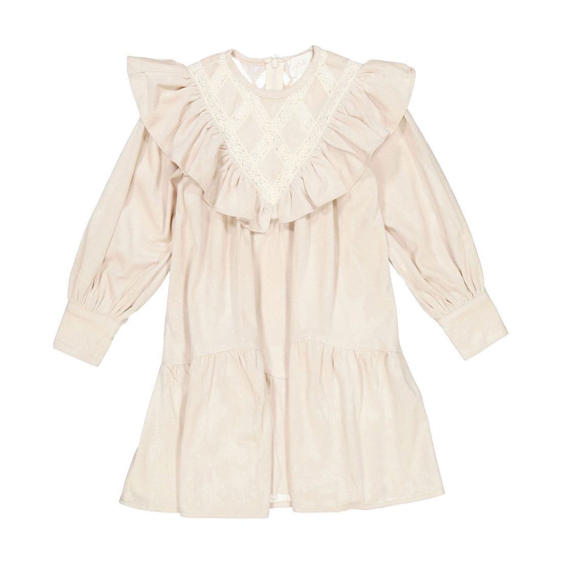 Petite Amalie Winter Snow Criss Cross Cord Dress