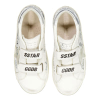 Golden Goose White/Ice/Silver Old School Sneaker