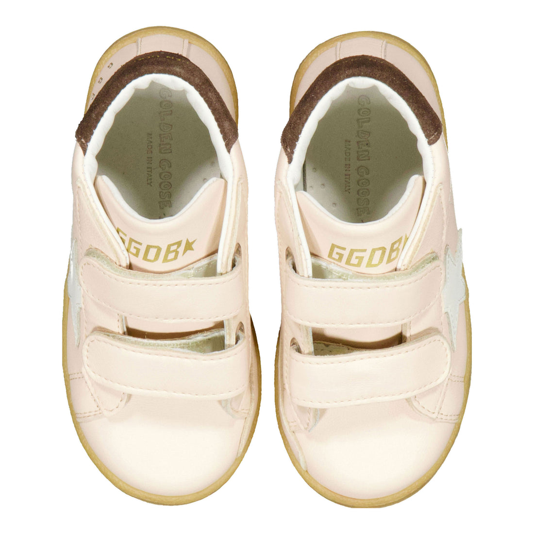 Golden Goose Pink/Cream/Brown June Sneaker