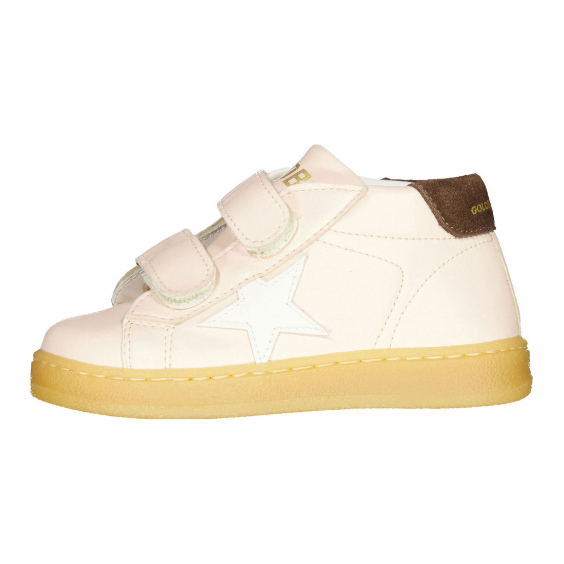Golden Goose Pink/Cream/Brown June Sneaker