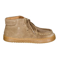 Ladida Shoes Taupe Seude Booties