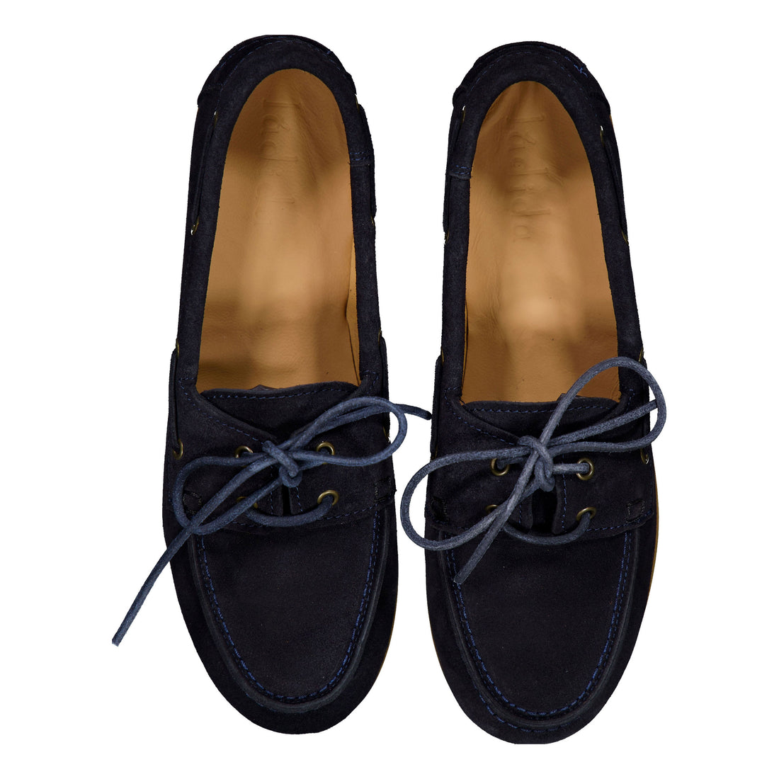 Ladida Shoes Navy Suede Boat Shoe