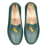 Ladida Shoes Emerald Duck Embroidered Loafer