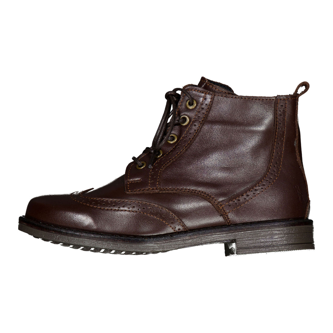 Ladida Shoes Brown Lace Up Booties