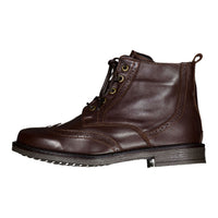 Ladida Shoes Brown Lace Up Booties