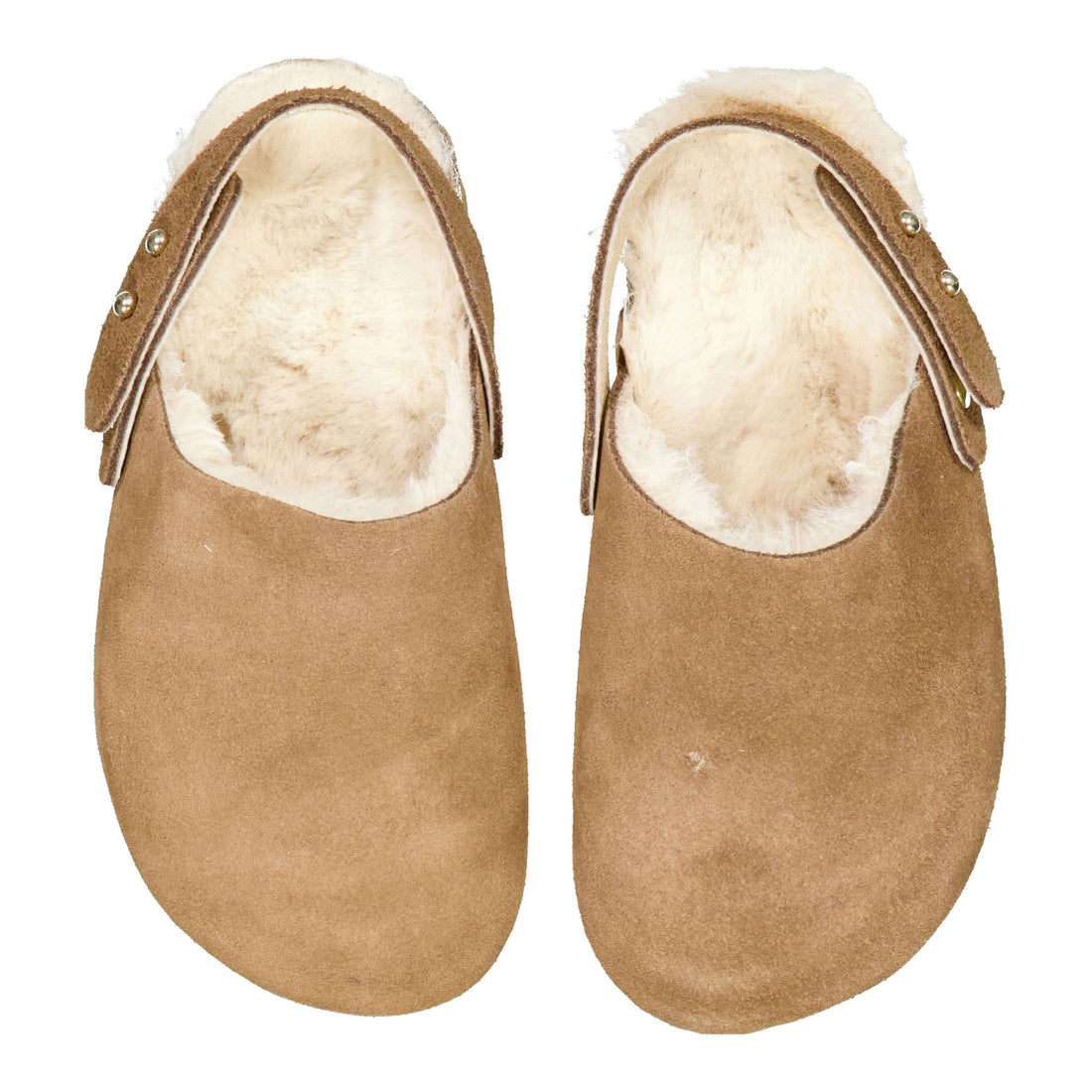 Ladida Shoes Camel Suede Clog