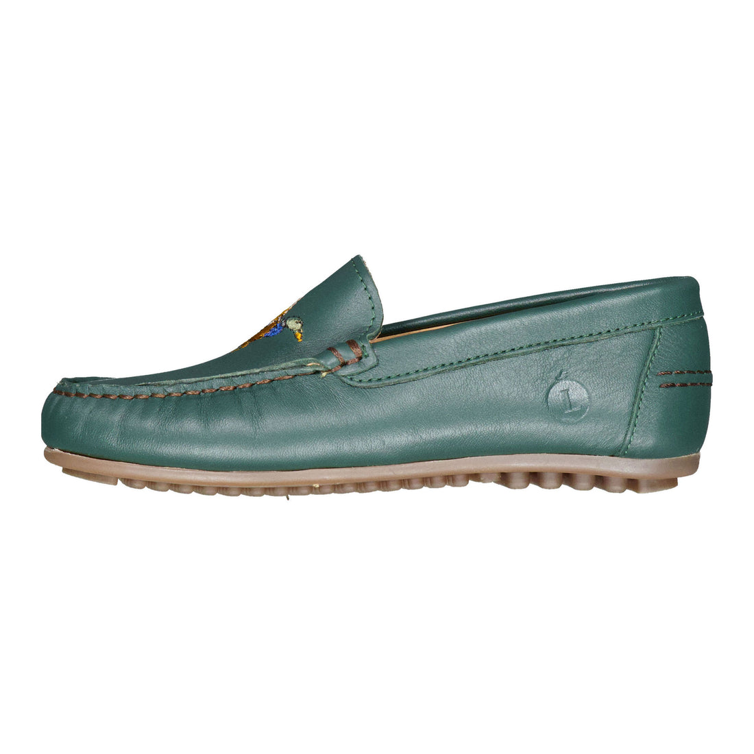 Ladida Shoes Emerald Duck Embroidered Loafer