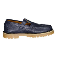 Ladida Shoes Navy Chunky T Strap Shoe