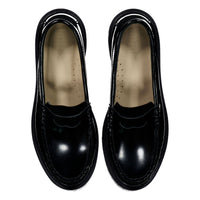Ladida Shoes Black Chunky Penny Loafer