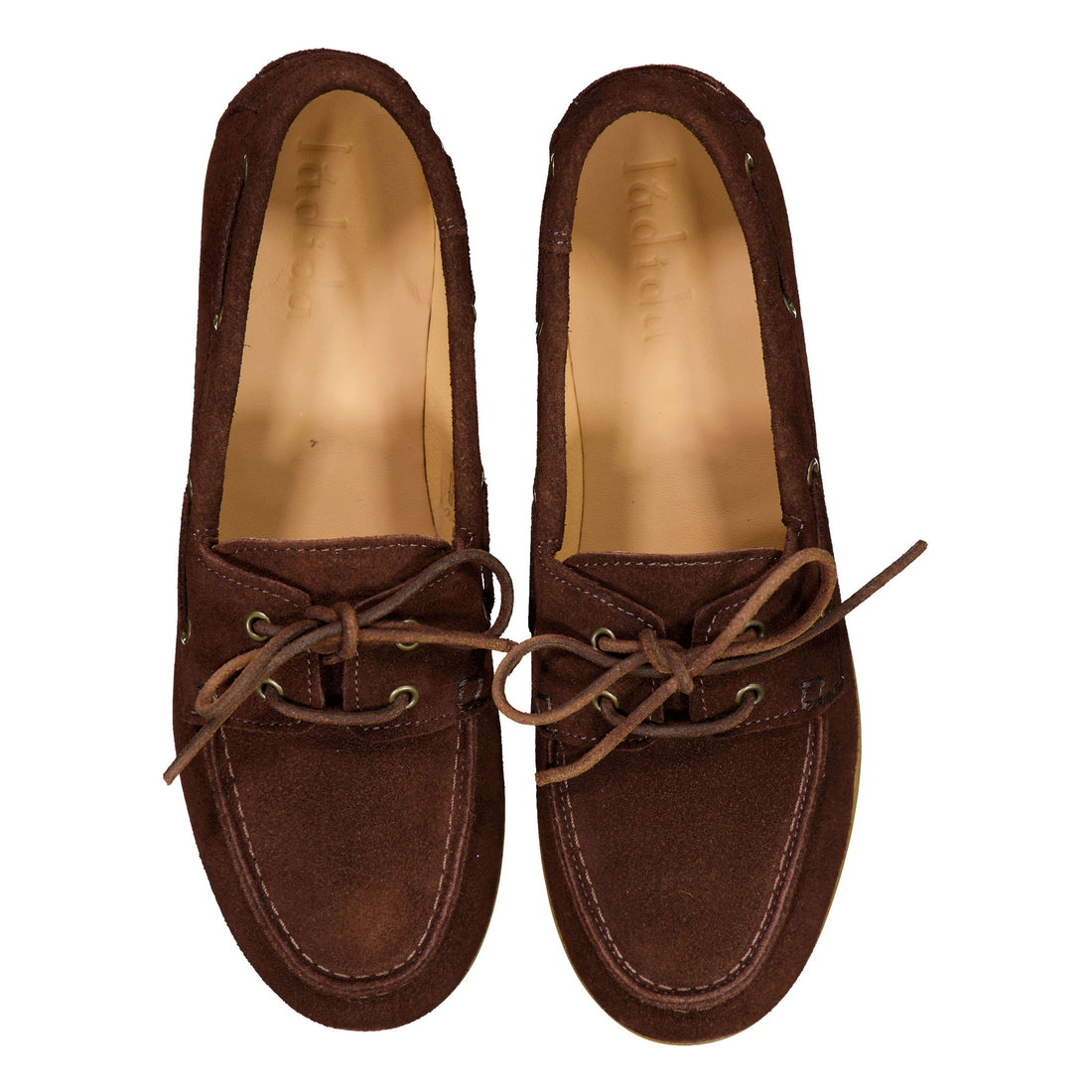 Ladida Shoes Brown Suede Boat Shoe