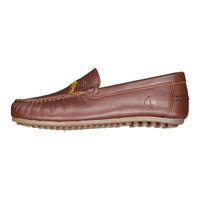 Ladida Shoes Chocolate Tiger Embroidered Loafer