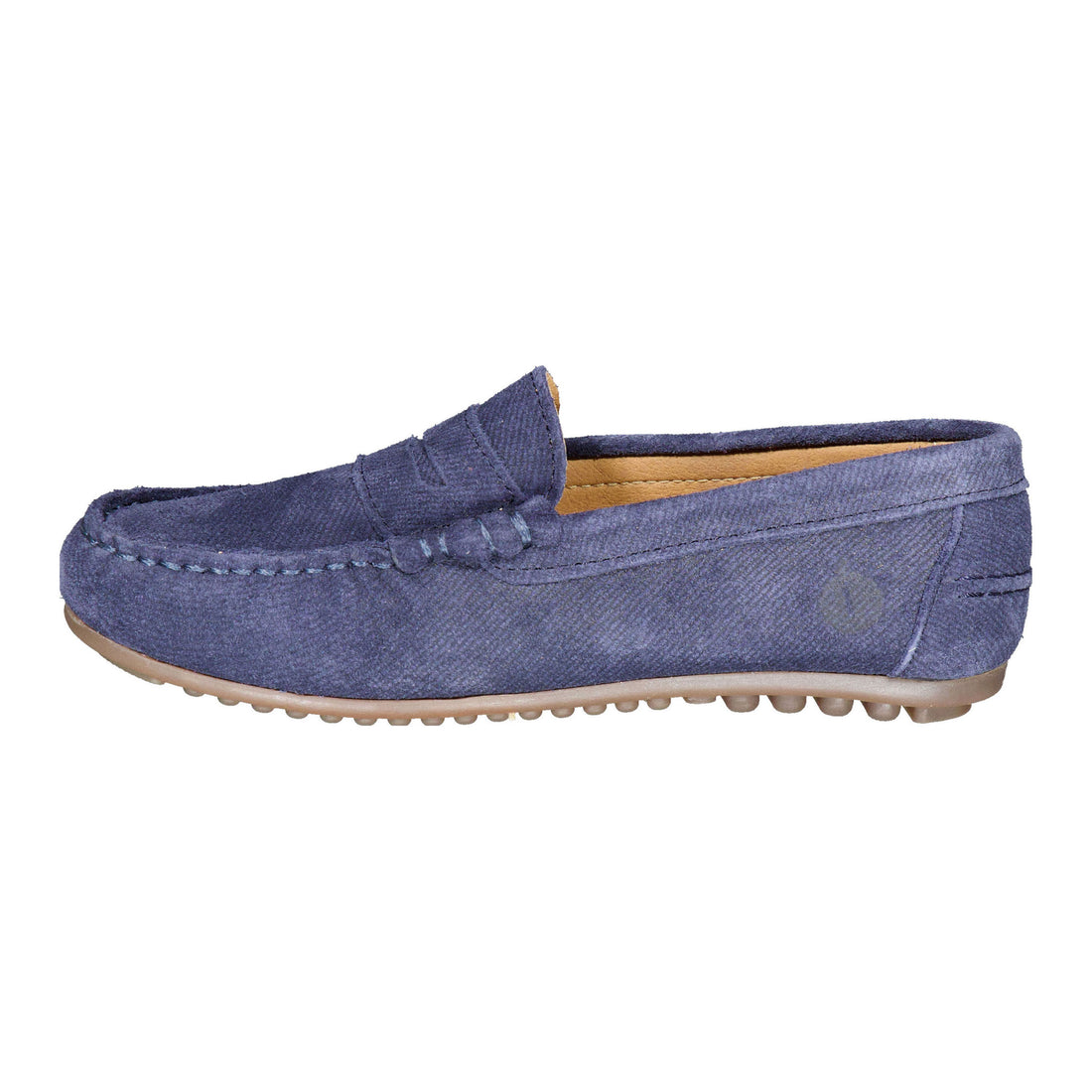 Ladida Shoes Navy Denim Suede Penny Loafer