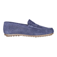 Ladida Shoes Navy Denim Suede Penny Loafer