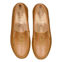 Ladida Shoes Cognac 6  Embroidered Loafer