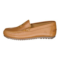 Ladida Shoes Cognac 6  Embroidered Loafer