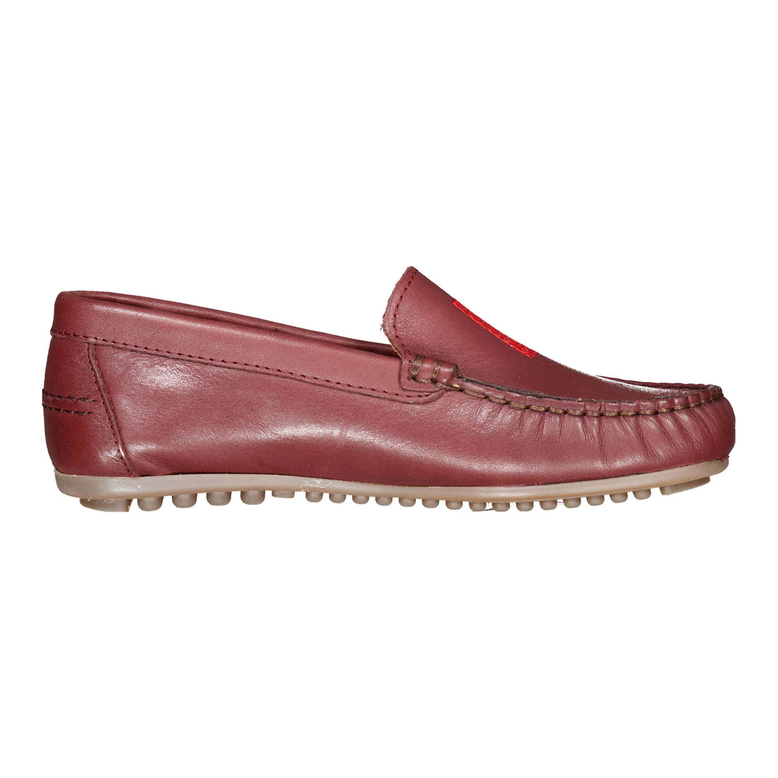 Ladida Shoes Burgundy L Embroidered Loafer