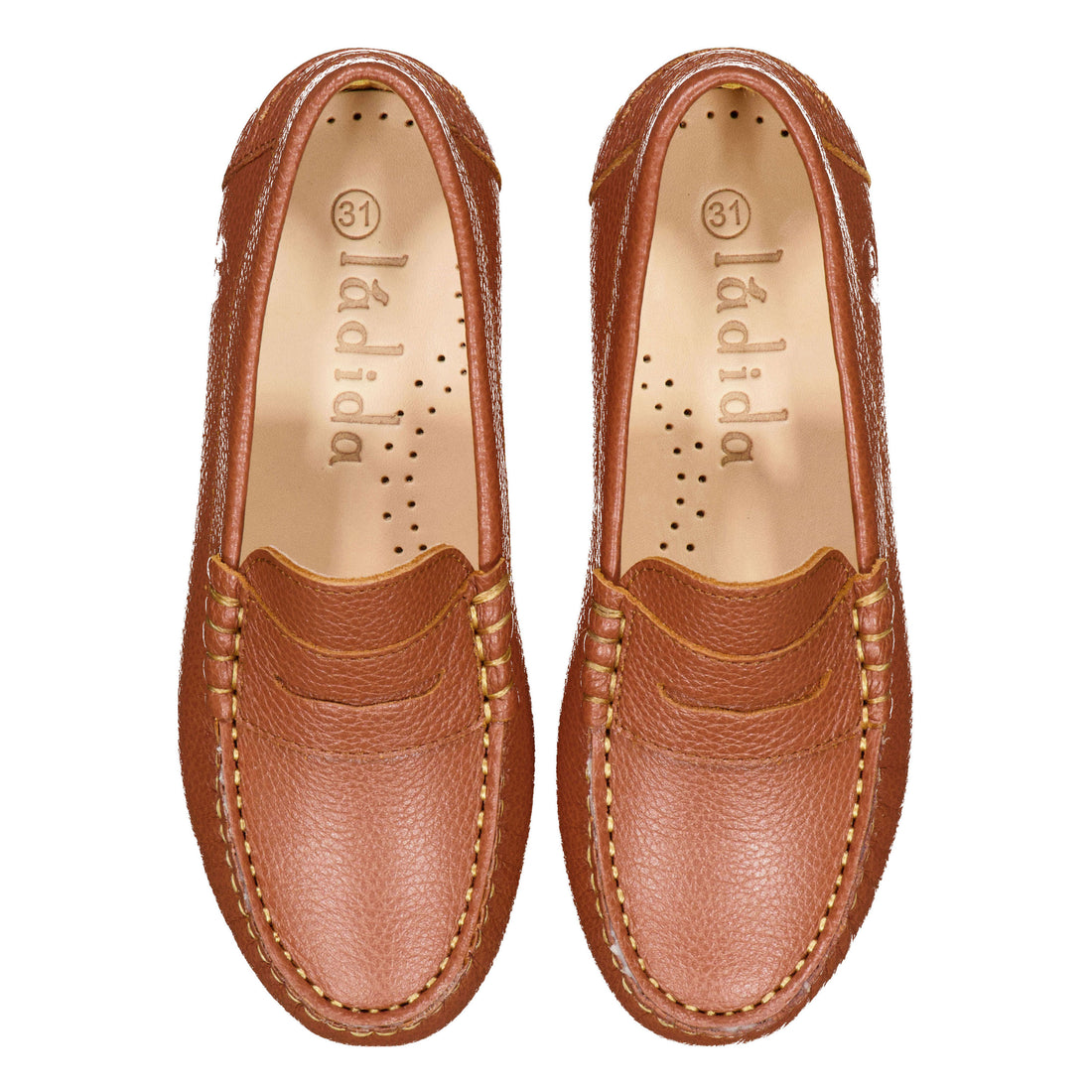 Ladida Shoes Caramel Penny Loafer