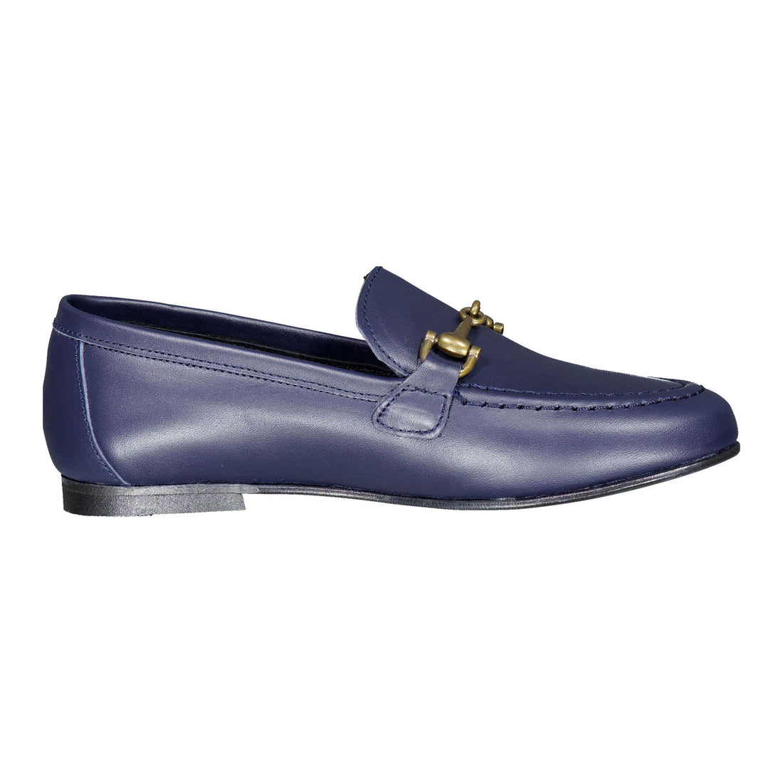 Ladida Shoes Navy Buckle Loafer