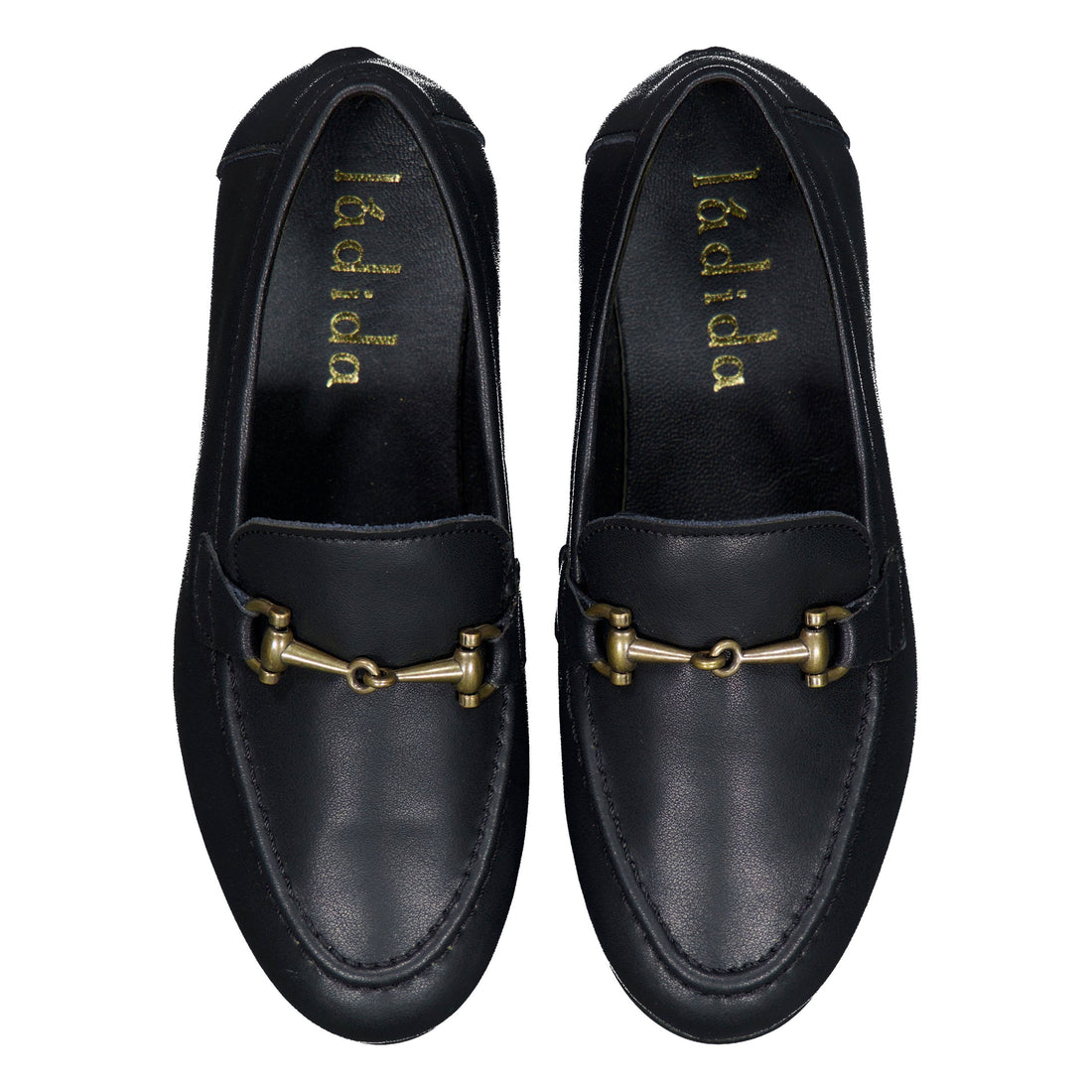 Ladida Shoes Black Buckle Loafer
