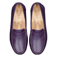 Ladida Shoes Deep Purple Leather Loafer