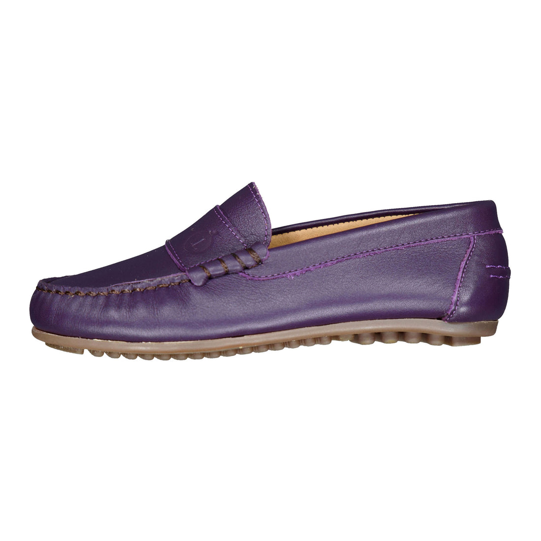 Ladida Shoes Deep Purple Leather Loafer