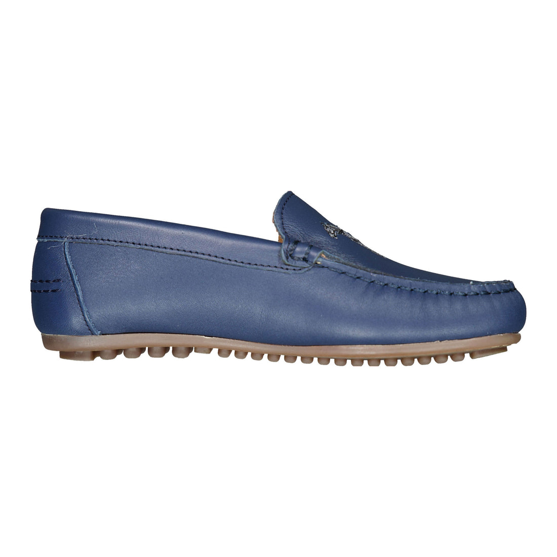Ladida Shoes Navy Horse Embroidered Loafer