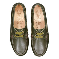 Ladida Shoes Olive Green Boat Shoe