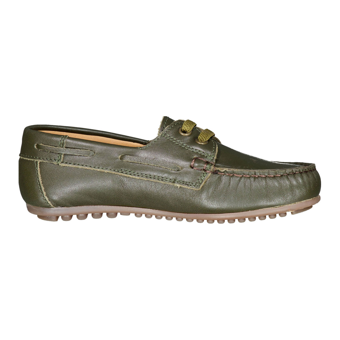 Ladida Shoes Olive Green Boat Shoe