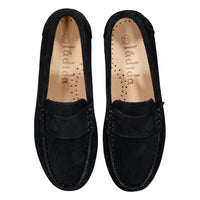 Ladida Shoes Black Suede Loafer