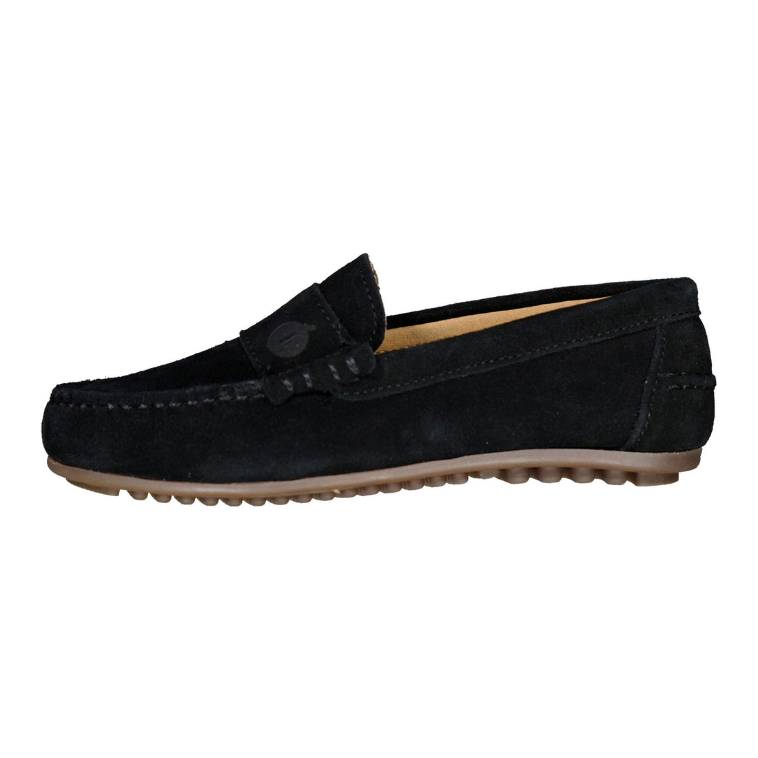 Ladida Shoes Black Suede Loafer