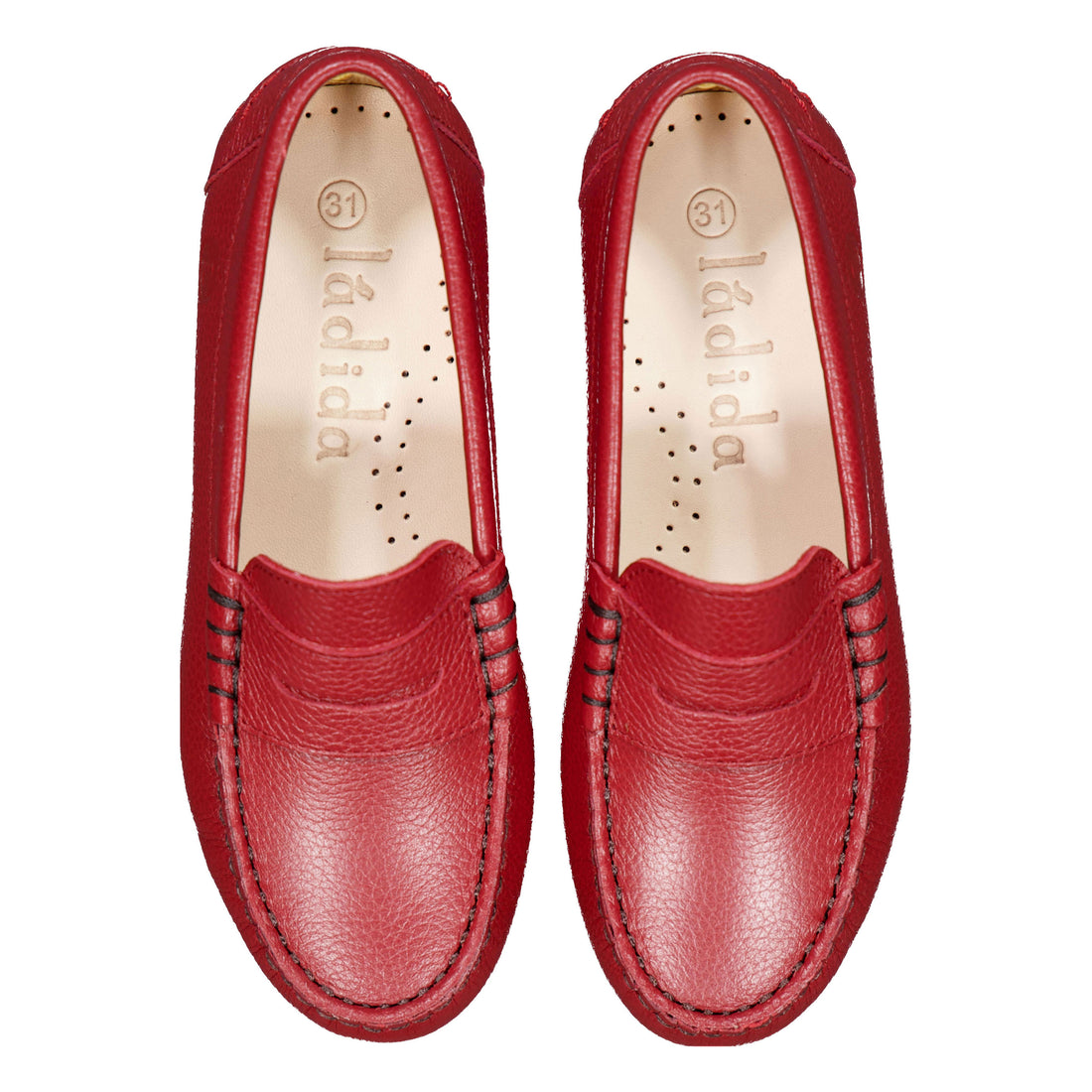 Ladida Shoes Deep Cherry Penny Loafer